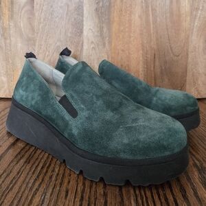 Fly London Forest Green Wedge (Womens) 40